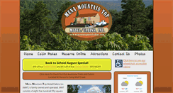 Desktop Screenshot of menamtntopmotelcabins.com